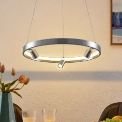 Paliva Hanglamp Ø48 Nickel - Lucande - Koop Online -Lucande 42519117131143