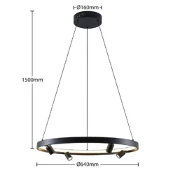 Paliva Hanglamp Ø64 Black - Lucande - Koop Online 12 Paliva Hanglamp Ø64 Black - Lucande - Koop Online -Lucande 42519117131215