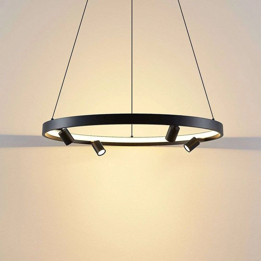 Paliva Hanglamp Ø64 Black - Lucande - Koop Online 8 Paliva Hanglamp Ø64 Black - Lucande - Koop Online - Afbeelding 6