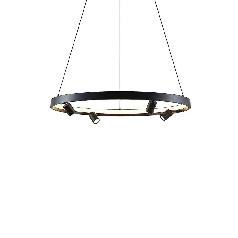 Paliva Hanglamp Ø64 Black - Lucande - Koop Online 3 Paliva Hanglamp Ø64 Black - Lucande - Koop Online