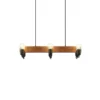 Becky Hanglamp Wood/Black/Brass - Lucande - Koop Online -Lucande 42519117137251 Becky Pendel WoodBlackBrass Lucande