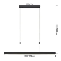 Merrit LED Hanglamp Anthracite - Lucande - Koop Online -Lucande 4251911719055 5