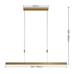 Merrit Hanglamp Matt Brass - Lucande - Koop Online -Lucande 4251911719062 4