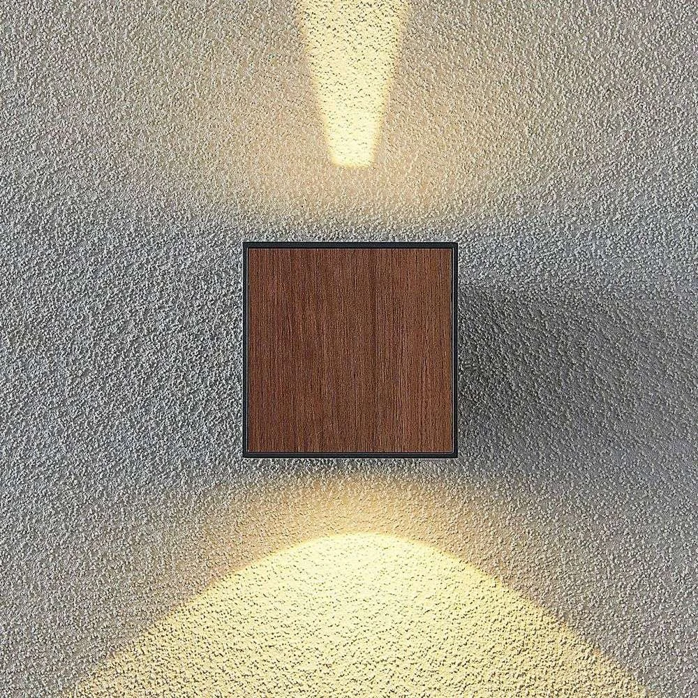 Cimala Buiten Wandlamp H11,5 Wood - Lucande - Koop Online 7 Cimala Buiten Wandlamp H11,5 Wood - Lucande - Koop Online - Afbeelding 5