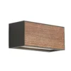 Lengo Buiten Wandlamp E27 L25 Wood - Lucande - Koop Online