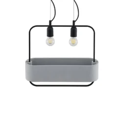 Teona Hanglamp Black/Grey - Lucande - Koop Online