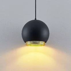 Sivaniel Hanglamp Ø25 Black/Gold - Lucande - Koop Online 12 Sivaniel Hanglamp Ø25 Black/Gold - Lucande - Koop Online -Lucande 42519117263055