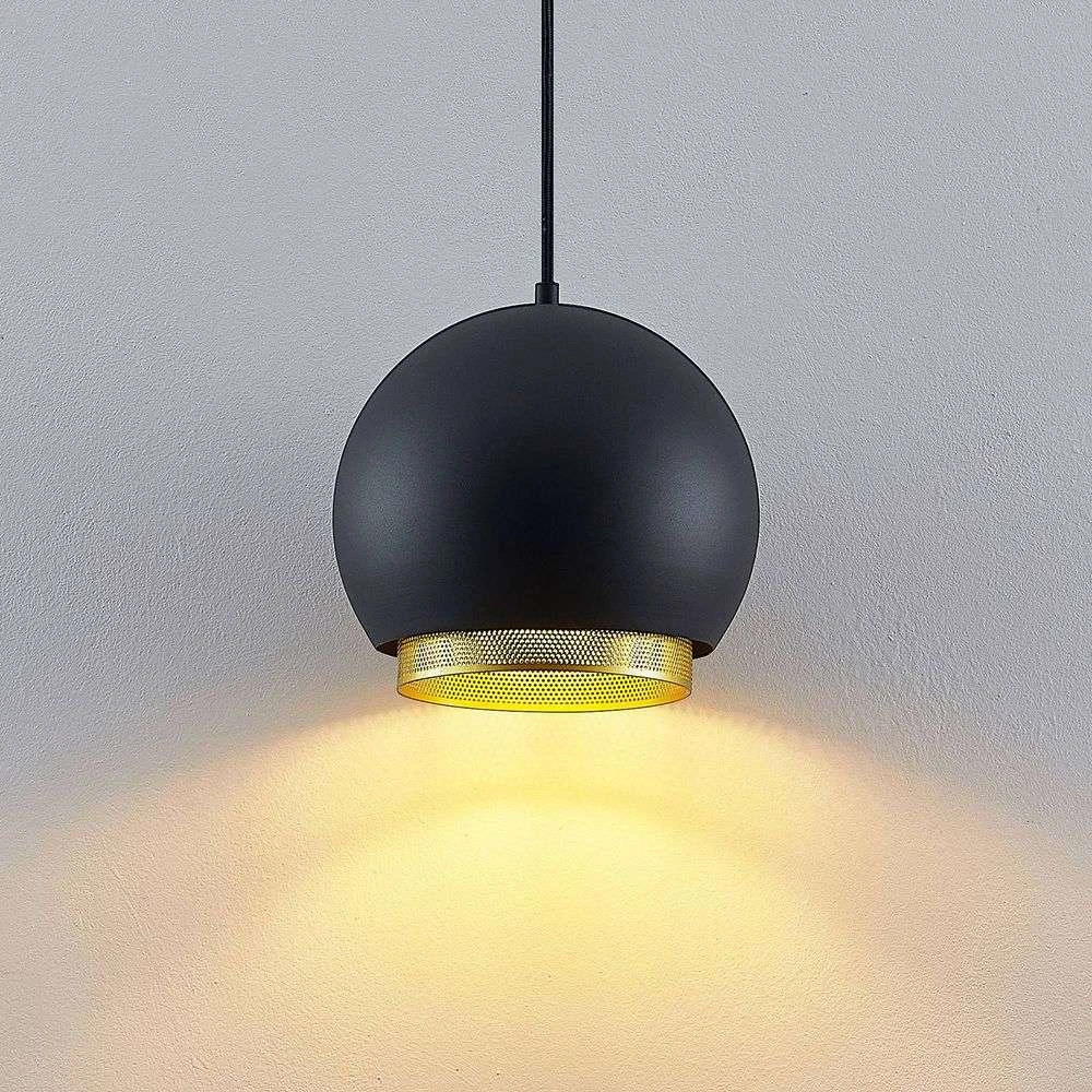 Sivaniel Hanglamp Ø25 Black/Gold - Lucande - Koop Online 7 Sivaniel Hanglamp Ø25 Black/Gold - Lucande - Koop Online - Afbeelding 5