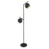 Sivaniel Floor Lamp Black/Gold - Lucande - Koop Online -Lucande 4251911726350 Sivaniel Gulvlampe BlackGold Lucande 1