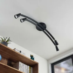 Velanoris 4 Plafondlamp Black - Lucande - Koop Online -Lucande 4251911726824 3