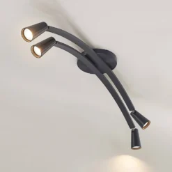 Velanoris 4 Plafondlamp Black - Lucande - Koop Online -Lucande 4251911726824 5