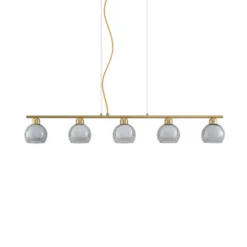 Mylah 5 Hanglamp Brass - Lucande - Koop Online