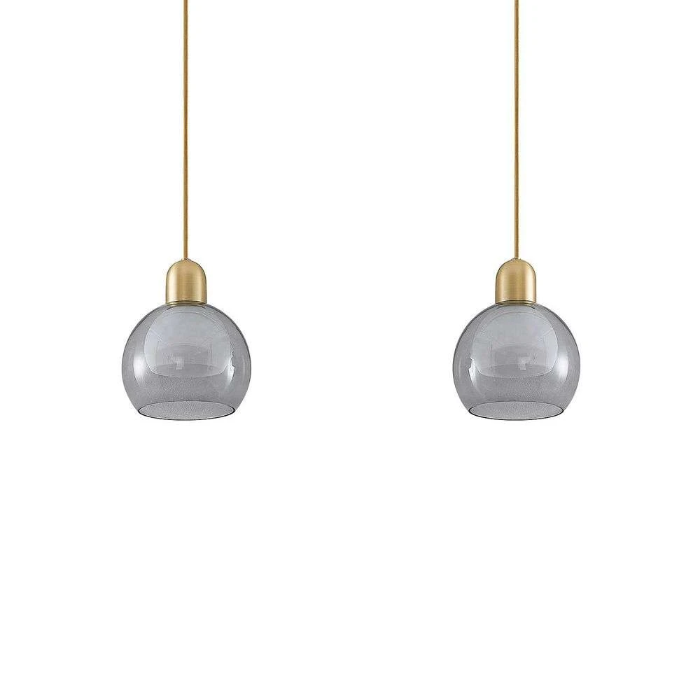 Mylah 2 Hanglamp Brass - Lucande - Koop Online 3 Mylah 2 Hanglamp Brass - Lucande - Koop Online
