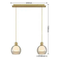 Mylah 2 Hanglamp Brass - Lucande - Koop Online 11 Mylah 2 Hanglamp Brass - Lucande - Koop Online -Lucande 4251911730265 4