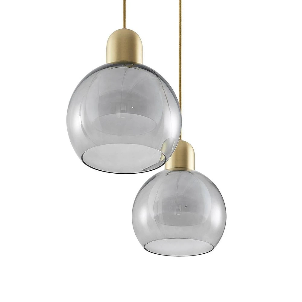 Mylah 2 Hanglamp Brass - Lucande - Koop Online 8 Mylah 2 Hanglamp Brass - Lucande - Koop Online - Afbeelding 6