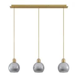 Mylah 3 Hanglamp L18 Brass - Lucande - Koop Online -Lucande 4251911730272 2