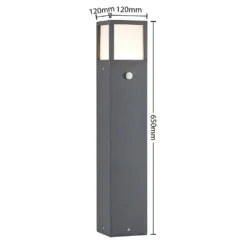 Dewari LED Tuinlamp W/Sensor - Lucande - Koop Online -Lucande 42519117304183