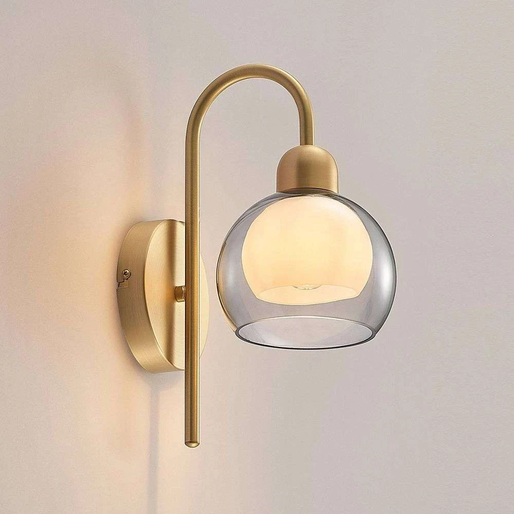Mylah Wandlamp Brass - Lucande - Koop Online 5 Mylah Wandlamp Brass - Lucande - Koop Online - Afbeelding 3