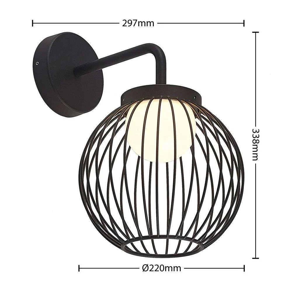 Kartivan IP65 LED Buiten Wandlamp Black - Lucande - Koop Online 4 Kartivan IP65 LED Buiten Wandlamp Black - Lucande - Koop Online - Afbeelding 2