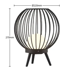 Kartivan IP65 LED Buiten Taffellamp Black - Lucande - Koop Online -Lucande 42519117348814