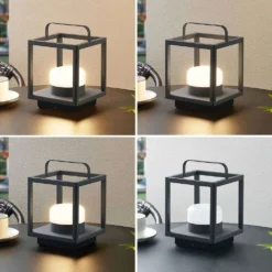 Timio Portable Taffellamp Black - Lucande - Koop Online -Lucande 42519117362436