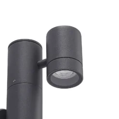 Maloney 2 Buiten Wandlamp Dark Grey - Lucande - Koop Online -Lucande 42519117364037