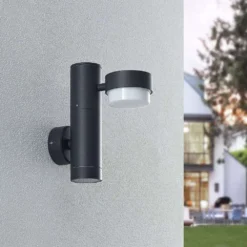 Marvella 2 Buiten Wandlamp Dark Grey - Lucande - Koop Online -Lucande 42519117364413