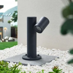 Maloney Tuinlamp H30 Dark Grey - Lucande - Koop Online -Lucande 42519117364963