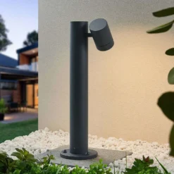 Maloney Tuinlamp H50 Dark Grey - Lucande - Koop Online -Lucande 42519117365403