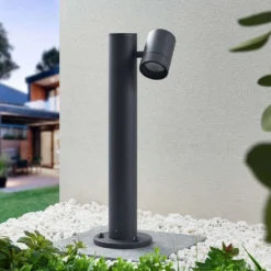 Maloney Tuinlamp H50 Dark Grey - Lucande - Koop Online -Lucande 42519117365404