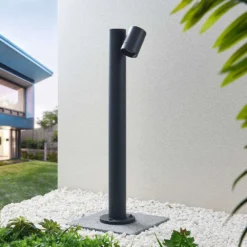 Maloney Tuinlamp H75 Dark Grey - Lucande - Koop Online -Lucande 42519117365953