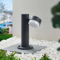 Marvella Tuinlamp H30 Dark Grey - Lucande - Koop Online -Lucande 42519117366183