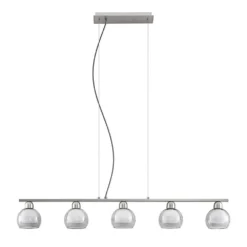 Kaiya 5 Hanglamp Nickel - Lucande - Koop Online -Lucande 4251911738186 2