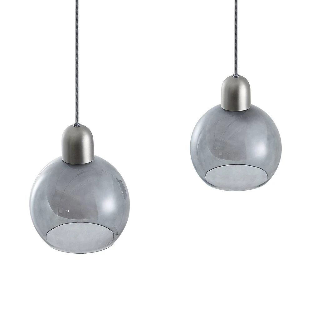 Kaiya 2 Hanglamp Nickel - Lucande - Koop Online 3 Kaiya 2 Hanglamp Nickel - Lucande - Koop Online