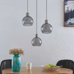 Kaiya Cluster Hanglamp Ø18 Nickel - Lucande - Koop Online -Lucande 4251911738223 3