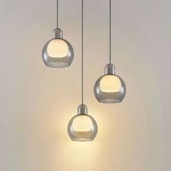 Kaiya Cluster Hanglamp Ø18 Nickel - Lucande - Koop Online -Lucande 4251911738223 5