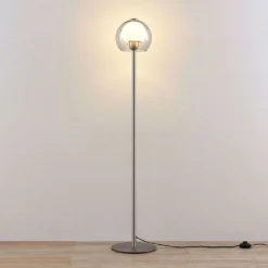 Kaiya Vloerlamp Nickel - Lucande - Koop Online -Lucande 4251911738247 4