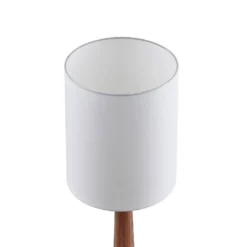 Lakira S Taffellamp White/Wood - Lucande - Koop Online -Lucande 42519117403705