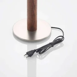 Lakira Taffellamp M White/Wood - Lucande - Koop Online -Lucande 42519117403877