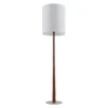Lakira Vloerlamp H160 White/Wood - Lucande - Koop Online -Lucande 42519117404241