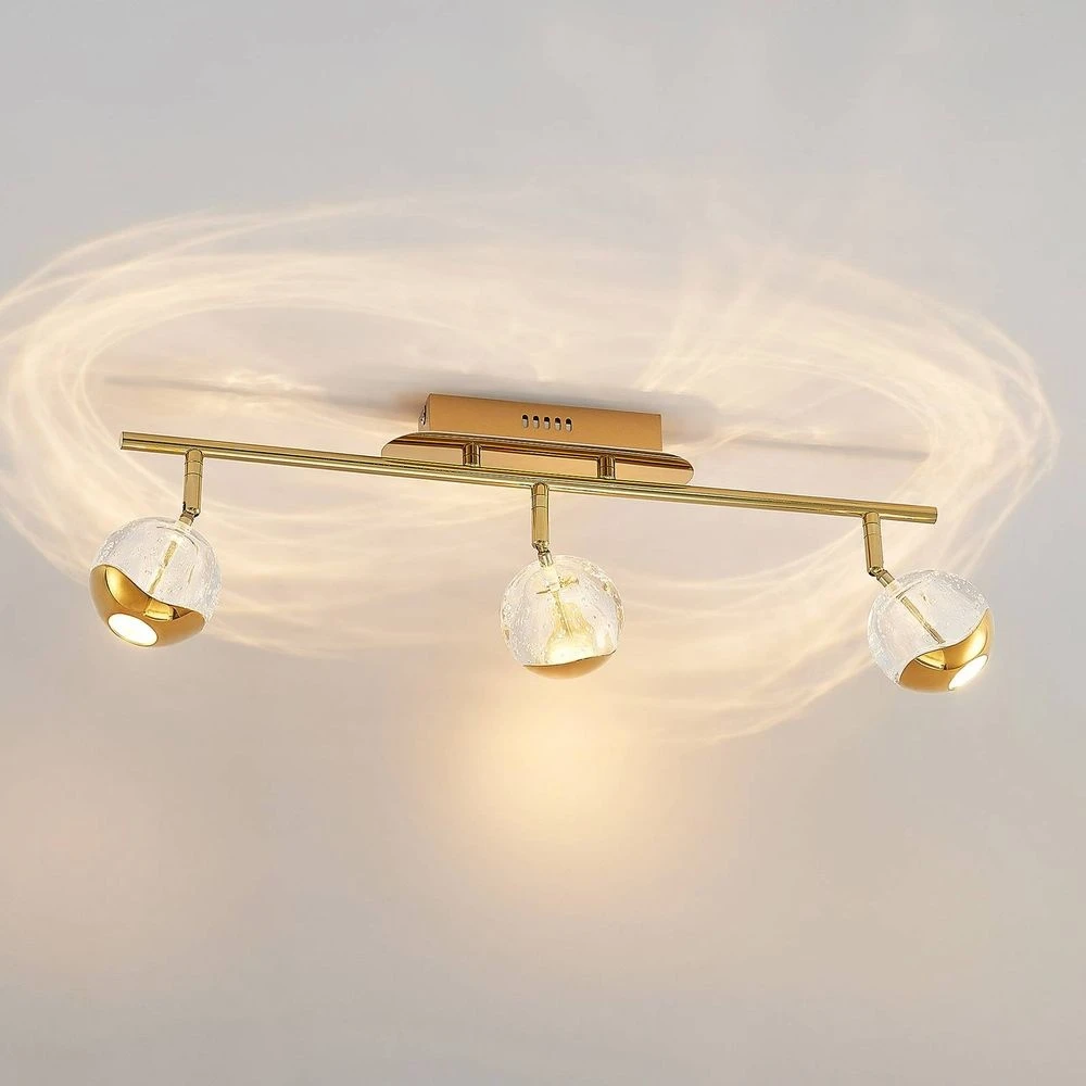 Kilio 3 Plafondlamp Gold - Lucande - Koop Online 6 Kilio 3 Plafondlamp Gold - Lucande - Koop Online - Afbeelding 4