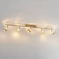 Kilio 5 Plafondlamp Gold - Lucande - Koop Online -Lucande 42519117439685