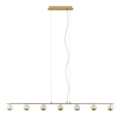Kilio 7 Hanglamp Gold - Lucande - Koop Online -Lucande 42519117440402