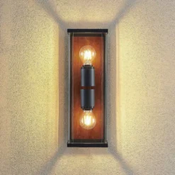 Elwin 2 Buiten Wandlamp - Lucande - Koop Online -Lucande 42519117444396