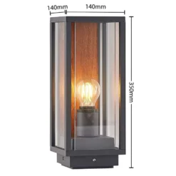 Elwin Tuinlamp H35 Alu - Lucande - Koop Online -Lucande 42519117444533