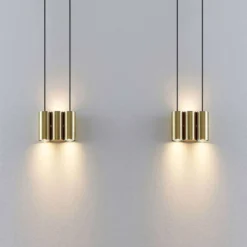 Cesur 6 Hanglamp Brass - Lucande - Koop Online -Lucande 4251911745399 4