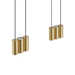 Cesur 6 Hanglamp Brass - Lucande - Koop Online -Lucande 4251911745399 5