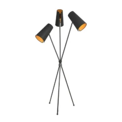 Coleris 3 Vloerlamp Black - Lucande - Koop Online
