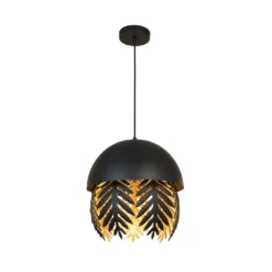 Aparas Hanglamp Ø35 Black/Gold - Lucande - Koop Online -Lucande 4251911752205 3