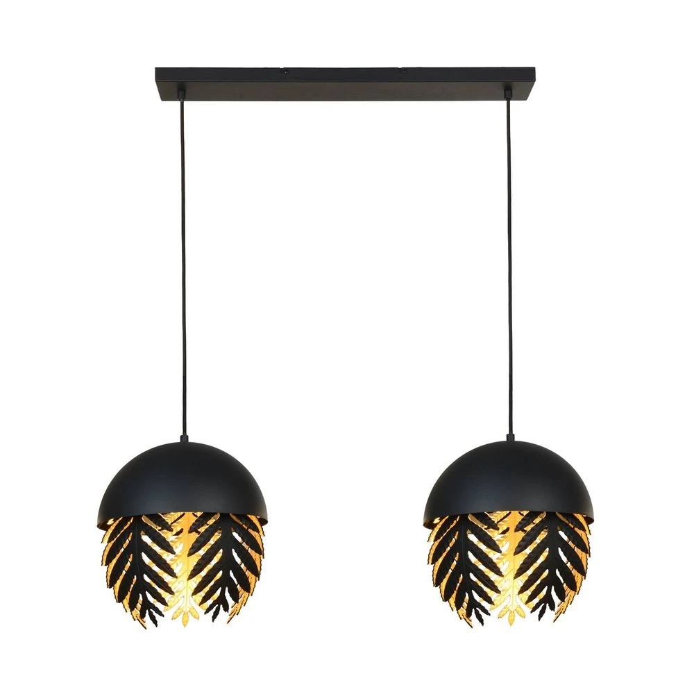 Aparas 2 Hanglamp Black/Gold - Lucande - Koop Online 4 Aparas 2 Hanglamp Black/Gold - Lucande - Koop Online - Afbeelding 2
